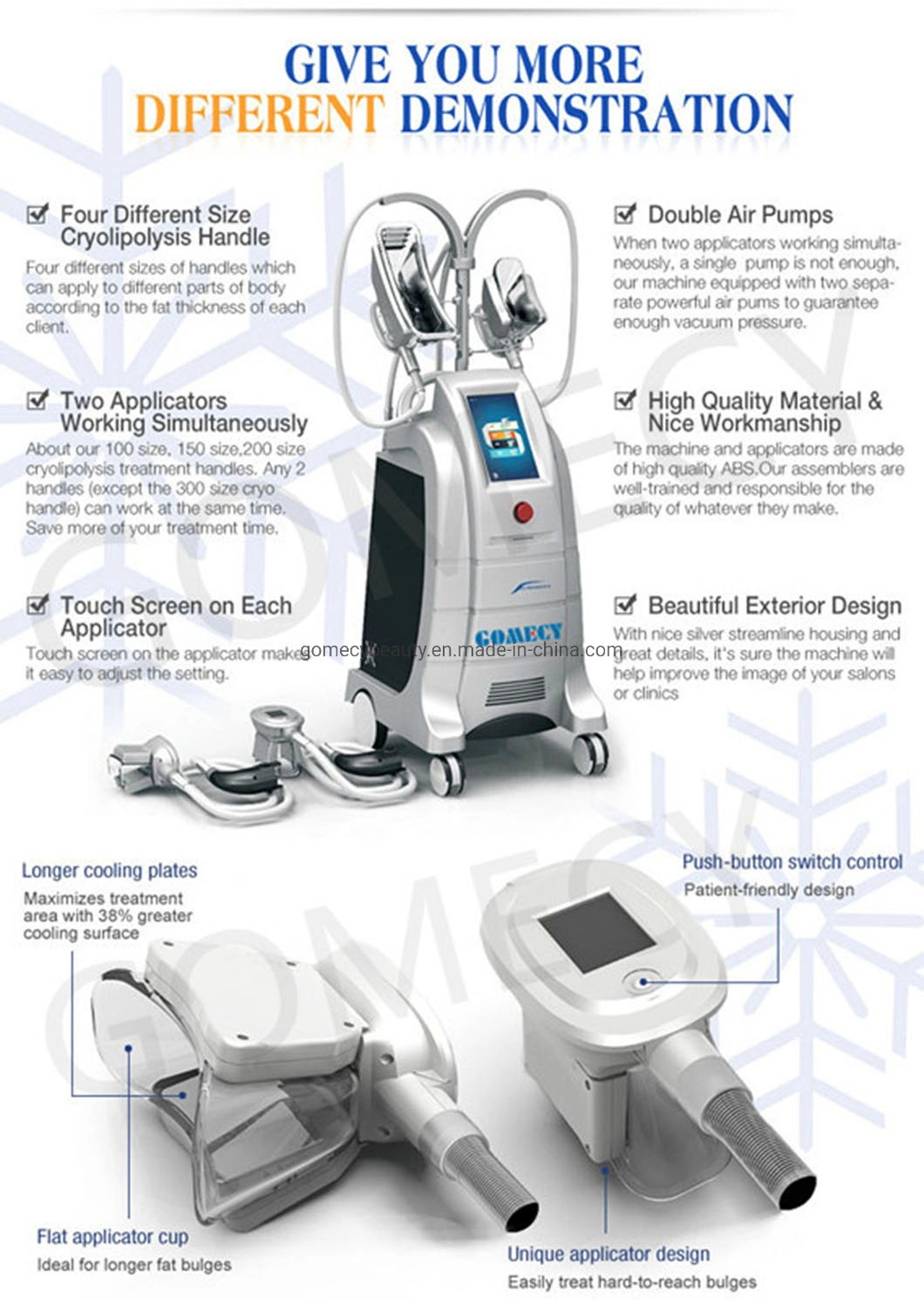 2023 Medical Cryotherapy Freezing Fat Slimming Machine Multi-Function Cryolipolysis Slimming Machine