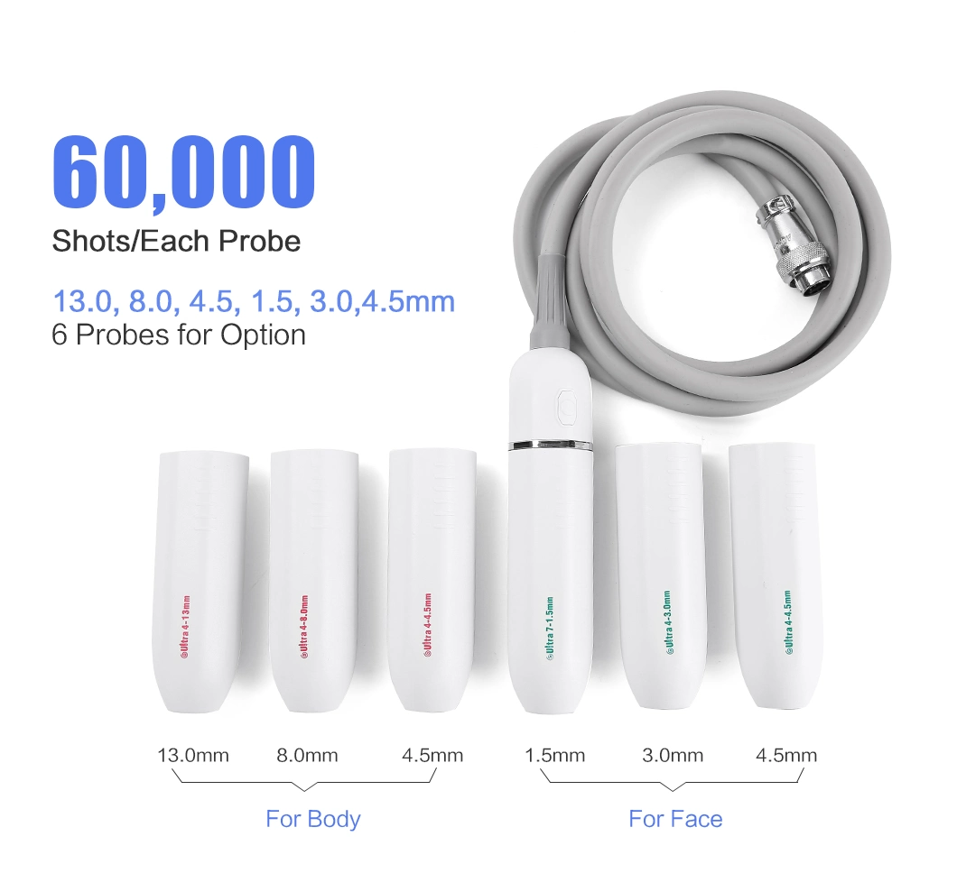 6 in 1 4D Hifu Machine Face Lift Vaginal Tighten Body Slimming Wrinkle Removal Ultrasound Beauty Machine