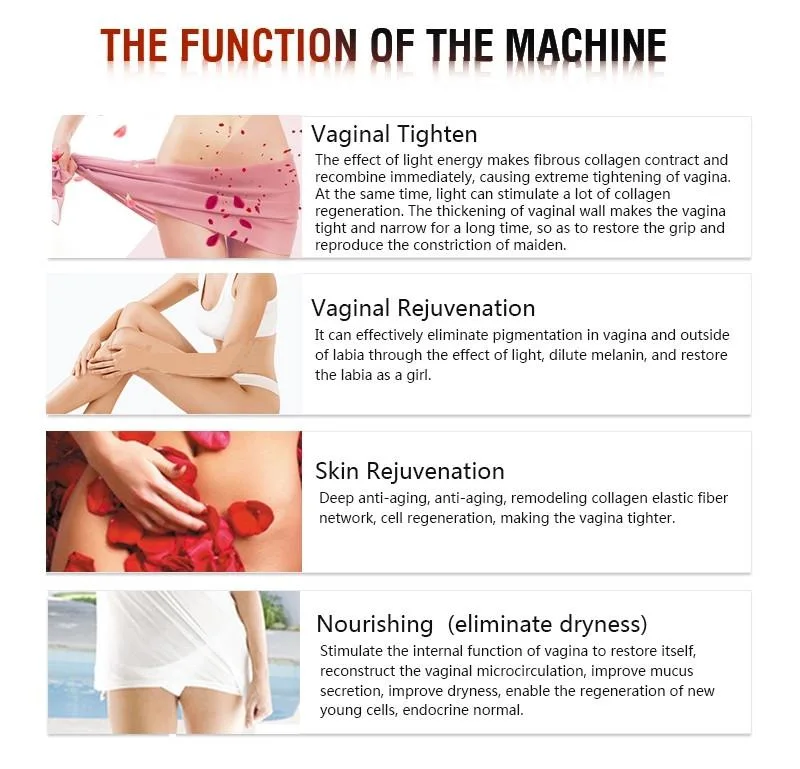 CO2 Fractional Laser Machine Skin Tightening Needle RF Microneedling Machine YAG Laser CO2 Laser Vaginal Rejuvenation Machines Vaginal Hifu