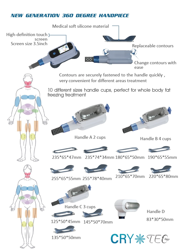 Body Sculpture Fat Cell Reduction Beauty Multifunction Fat Freezing Cryolipolysis Machine Body Slimming